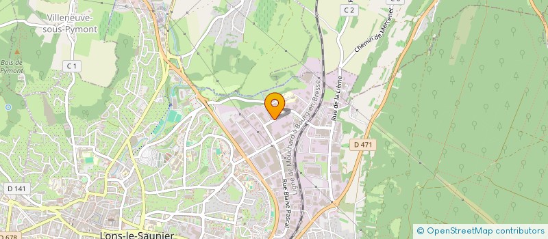 localisation de l'entreprise SCI MAGELLAN 3  LONS-LE-SAUNIER