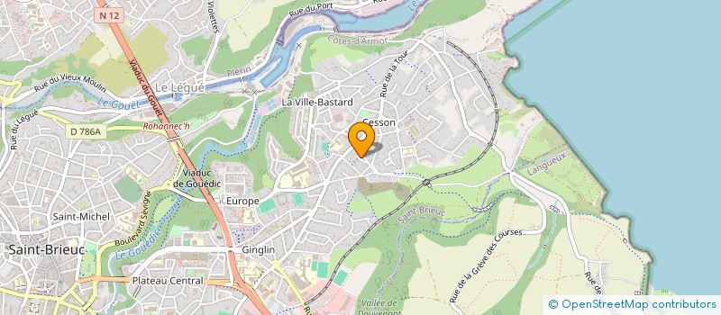 localisation de l'entreprise SCI MAGELLAN à SAINT-BRIEUC