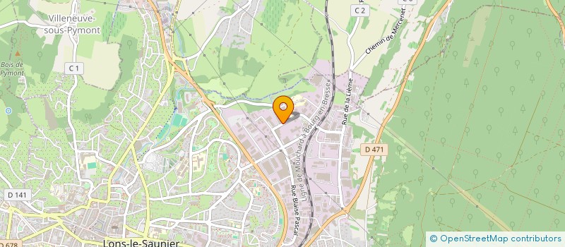 localisation de l'entreprise SCI MAGELLAN 4  LONS-LE-SAUNIER