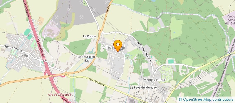 localisation de l'entreprise SCI MAGELLAN à VILLEVAUDE