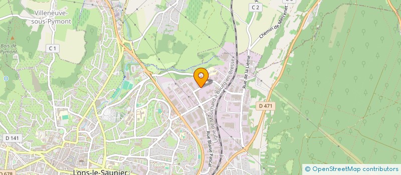 localisation de l'entreprise SCI MAGELLAN 5  LONS-LE-SAUNIER