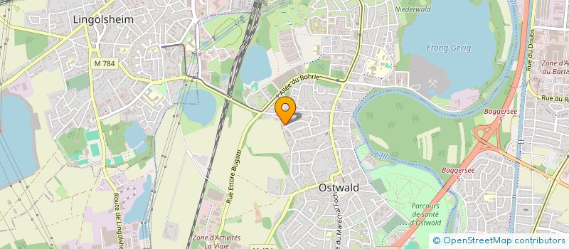 localisation de l'entreprise SCI MAGENA  OSTWALD