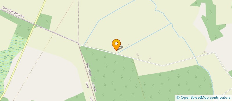 localisation de l'entreprise SCI MAGENDIE  BOURIDEYS