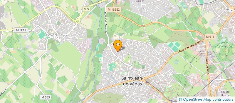 localisation de l'entreprise SCI MAGENTA  SAINT-JEAN-DE-VEDAS