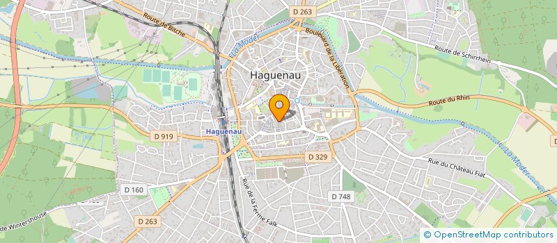 localisation de l'entreprise SCI MAGENTA  HAGUENAU