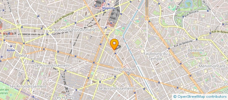 localisation de l'entreprise SCI MAGENTA  PARIS