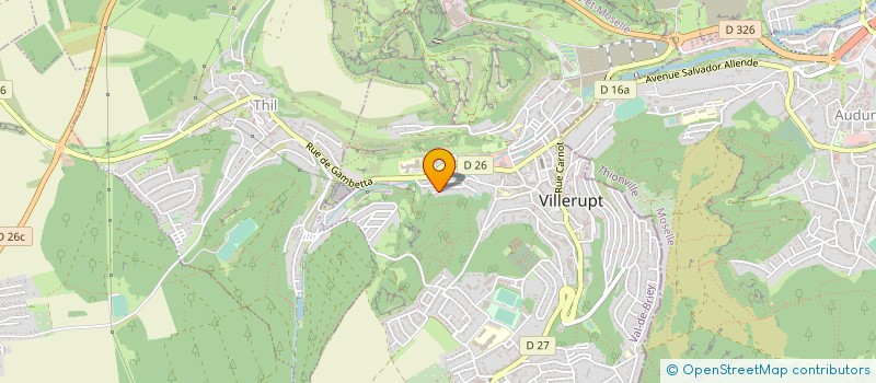 localisation de l'entreprise SCI MAGENTA  VILLERUPT