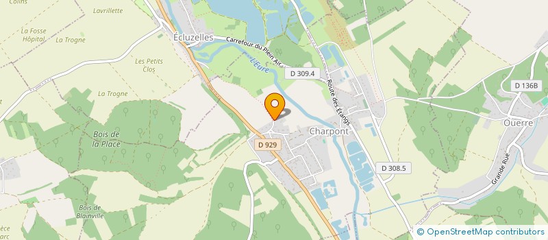 localisation de l'entreprise SCI MAGENTA à CHARPONT