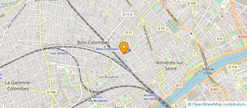localisation de l'entreprise SCI MAGENTA à ASNIERES-SUR-SEINE