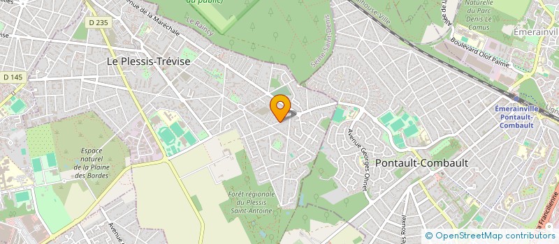 localisation de l'entreprise SCI MAGENTA à LE PLESSIS-TREVISE