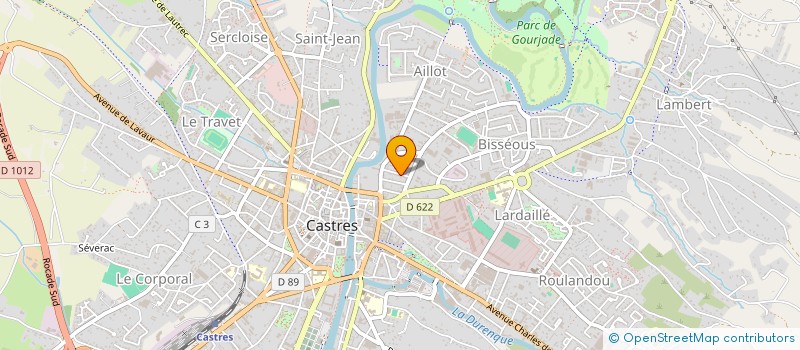localisation de l'entreprise SCI MAGENTA  CASTRES