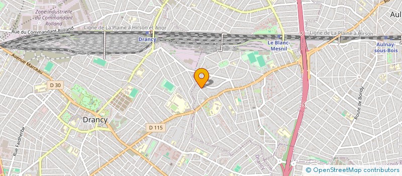 localisation de l'entreprise SCI MAGENTA à LE BLANC-MESNIL
