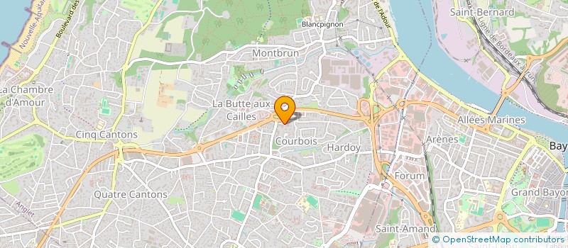 localisation de l'entreprise SCI MAGENTA B33  ANGLET