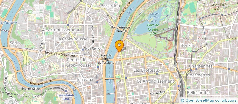 localisation de l'entreprise SCI MAGENTA GAZIL  LYON