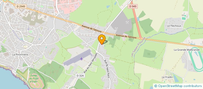 localisation de l'entreprise SCI MAGEPASO à LES SABLES D'OLONNE