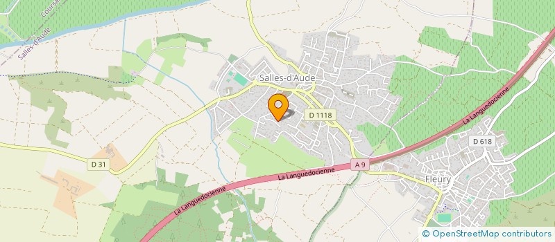 localisation de l'entreprise SCI MAGER  SALLES-D'AUDE