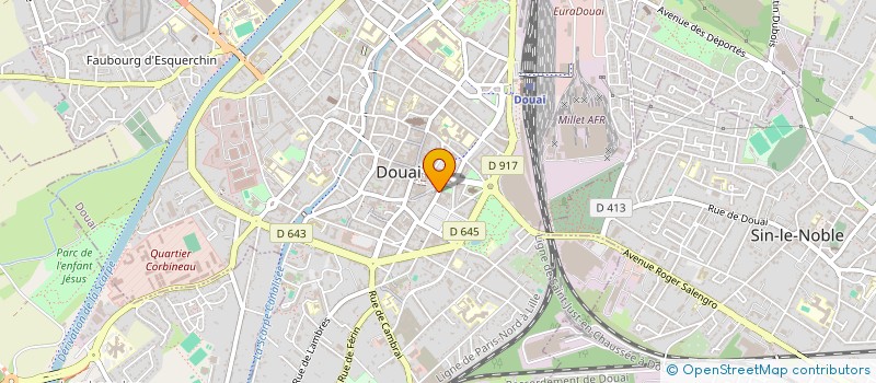 localisation de l'entreprise SCI MAGERE à DOUAI