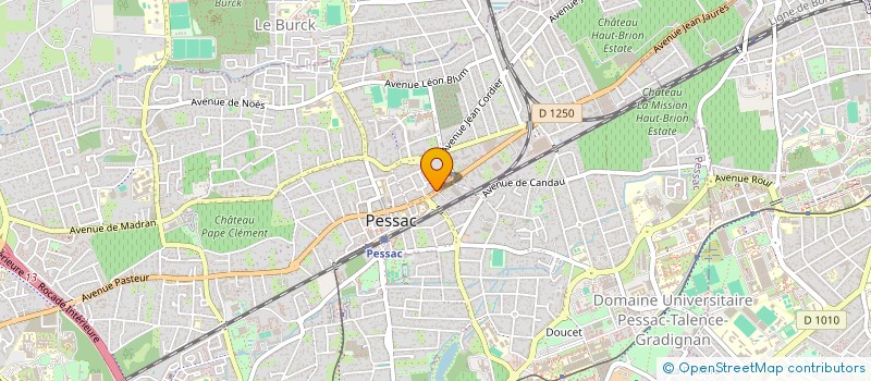 localisation de l'entreprise SCI MAGES  PESSAC