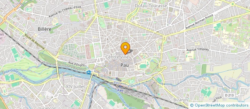 localisation de l'entreprise SCI MAGEVA à PAU
