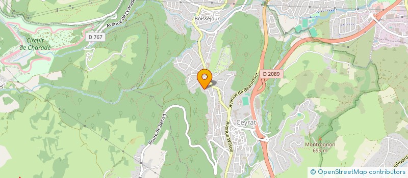 localisation de l'entreprise SCI MAGG IMMO  CEYRAT