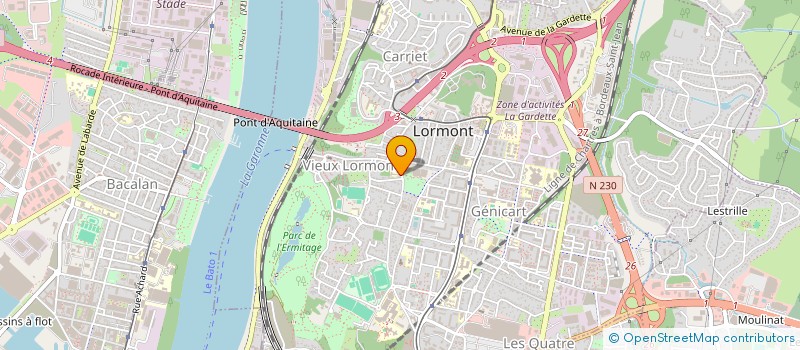 localisation de l'entreprise SCI MAGGIORA  LORMONT