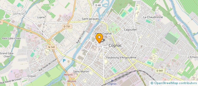 localisation de l'entreprise SCI MAGH C1 à COGNAC
