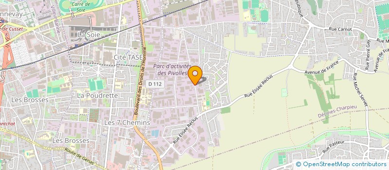 localisation de l'entreprise SCI MAGHAKIAN  DECINES-CHARPIEU