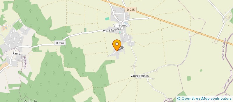 localisation de l'entreprise SCI MAGI  VILLEBEON