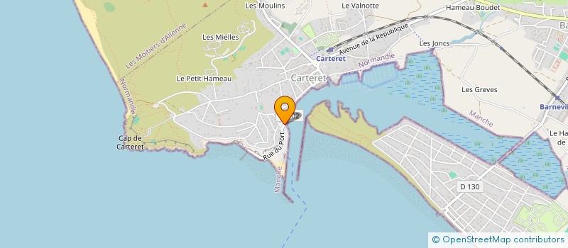 localisation de l'entreprise SCI MAGI à BARNEVILLE-CARTERET