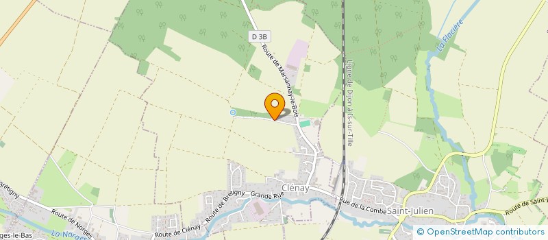 localisation de l'entreprise SCI MAGI  CLENAY