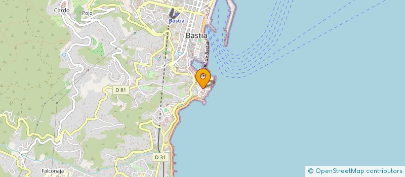 localisation de l'entreprise SCI MAGI à BASTIA