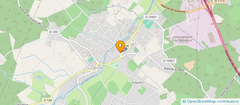 localisation de l'entreprise SCI MAGI  LA BREDE