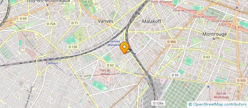 localisation de l'entreprise SCI MAGI  MALAKOFF