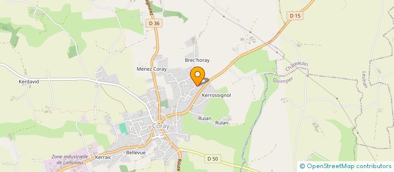 localisation de l'entreprise SCI MAGI  CORAY