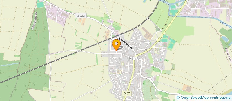 localisation de l'entreprise SCI MAGI  HRDT