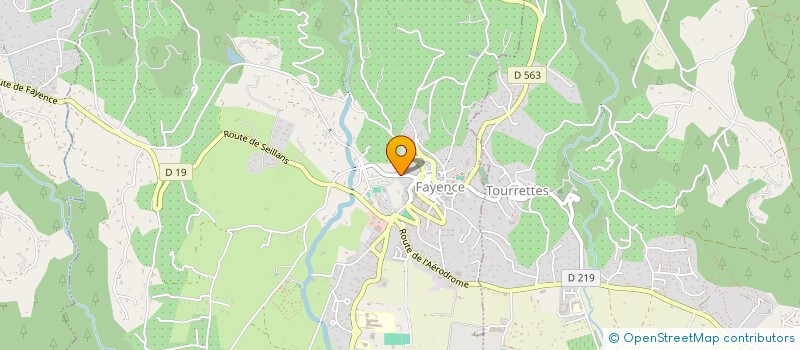 localisation de l'entreprise SCI MAGI DE LA TOUR  FAYENCE