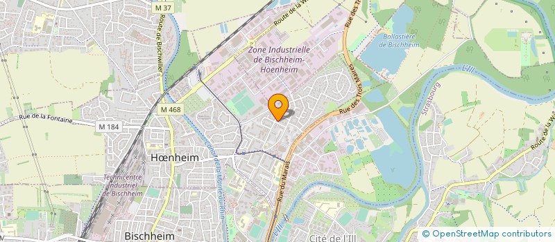 localisation de l'entreprise SCI MAGI'MECHE  HNHEIM