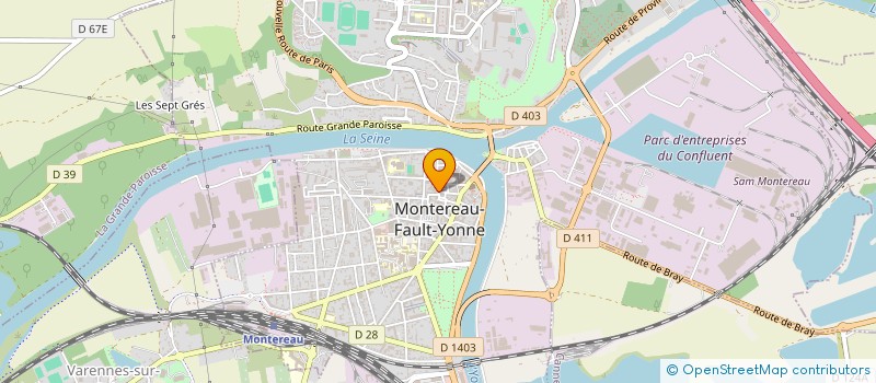 localisation de l'entreprise SCI MAGI2 à MONTEREAU-FAULT-YONNE