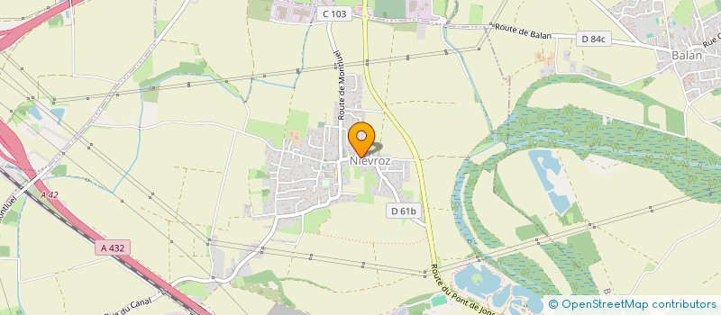 localisation de l'entreprise SCI MAGIBE  NIEVROZ