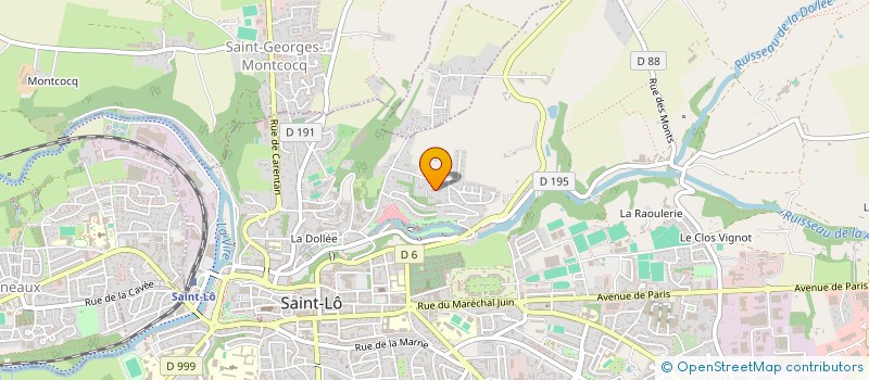 localisation de l'entreprise SCI MAGIC  SAINT-LO