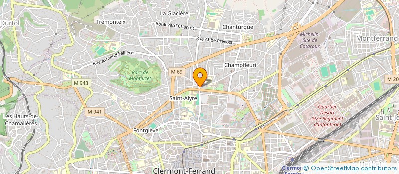 localisation de l'entreprise SCI MAGICAKE  CLERMONT-FERRAND