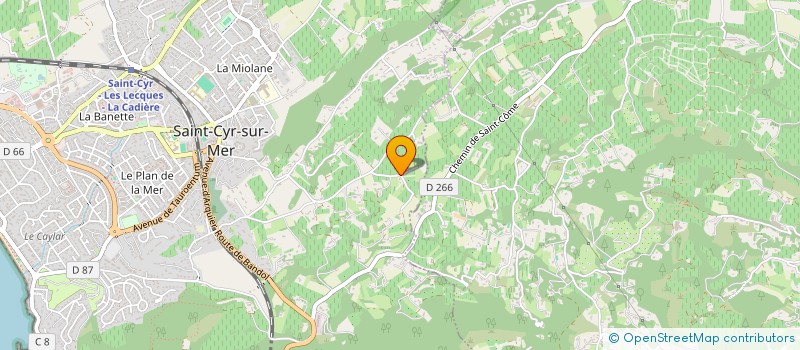 localisation de l'entreprise SCI MAGICAL à SAINT-CYR-SUR-MER