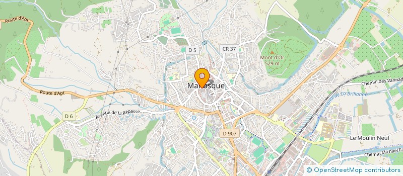 localisation de l'entreprise SCI MAGICC à MANOSQUE