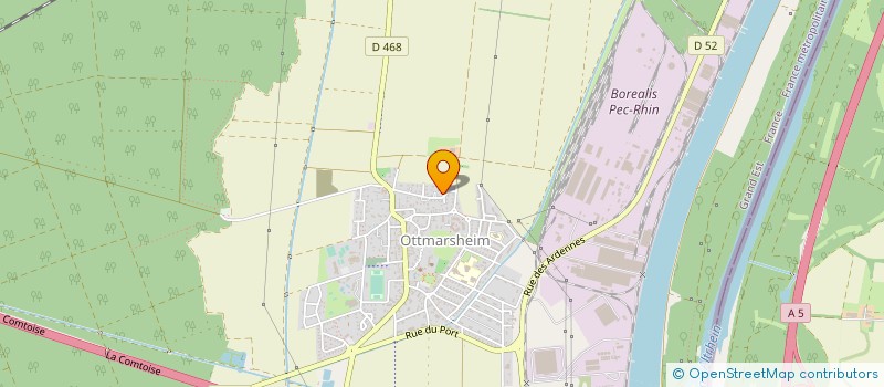 localisation de l'entreprise SCI MAGIK  OTTMARSHEIM