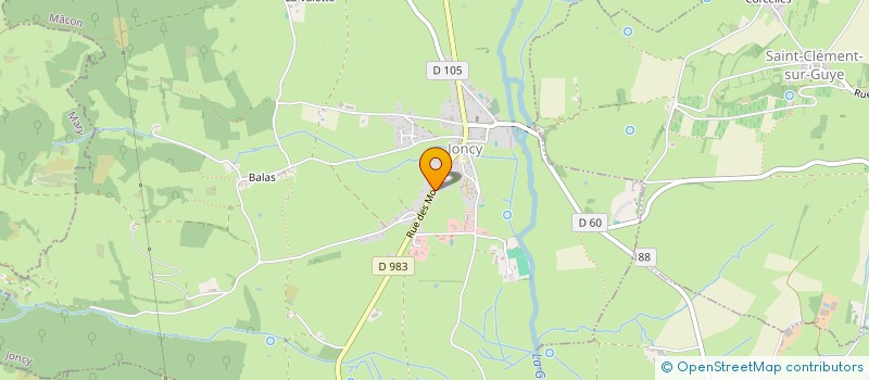 localisation de l'entreprise SCI MAGIKE  JONCY