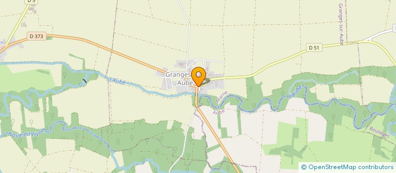 localisation de l'entreprise SCI MAGILHARD  GRANGES-SUR-AUBE