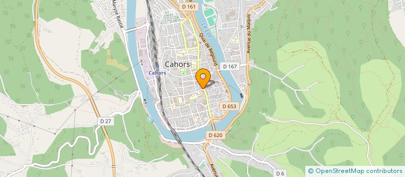 localisation de l'entreprise SCI MAGILORENA  CAHORS