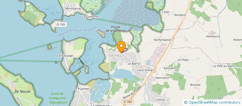 localisation de l'entreprise SCI MAGIMAX  LE HEZO