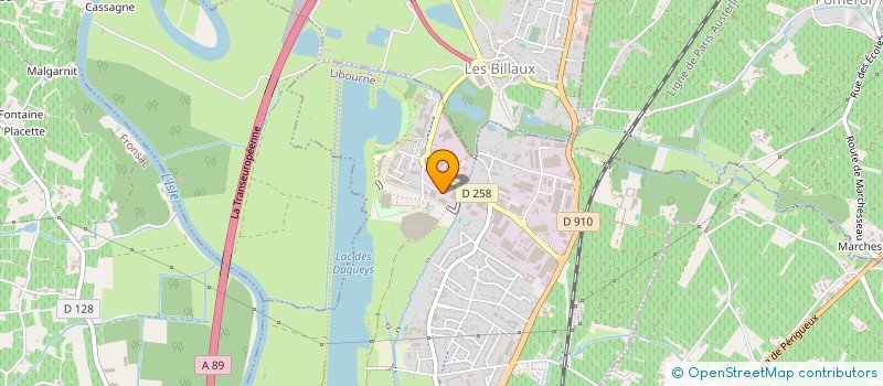 localisation de l'entreprise SCI MAGIMMO  LIBOURNE