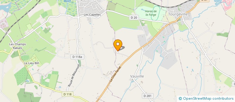 localisation de l'entreprise SCI MAGINE  VAUVILLE